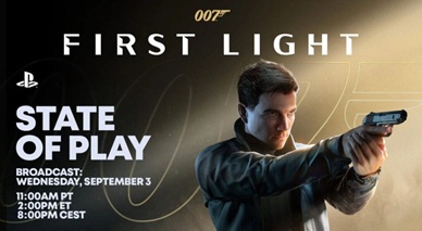 007 First light first glimpse on September 3
